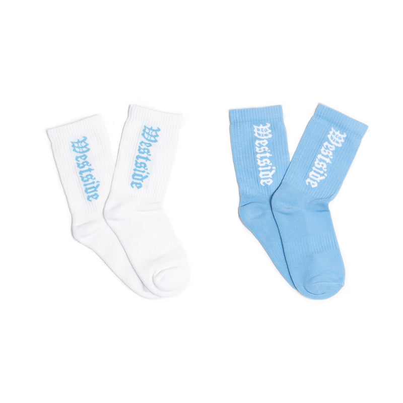 Pastel Crew Socks Twin Pack